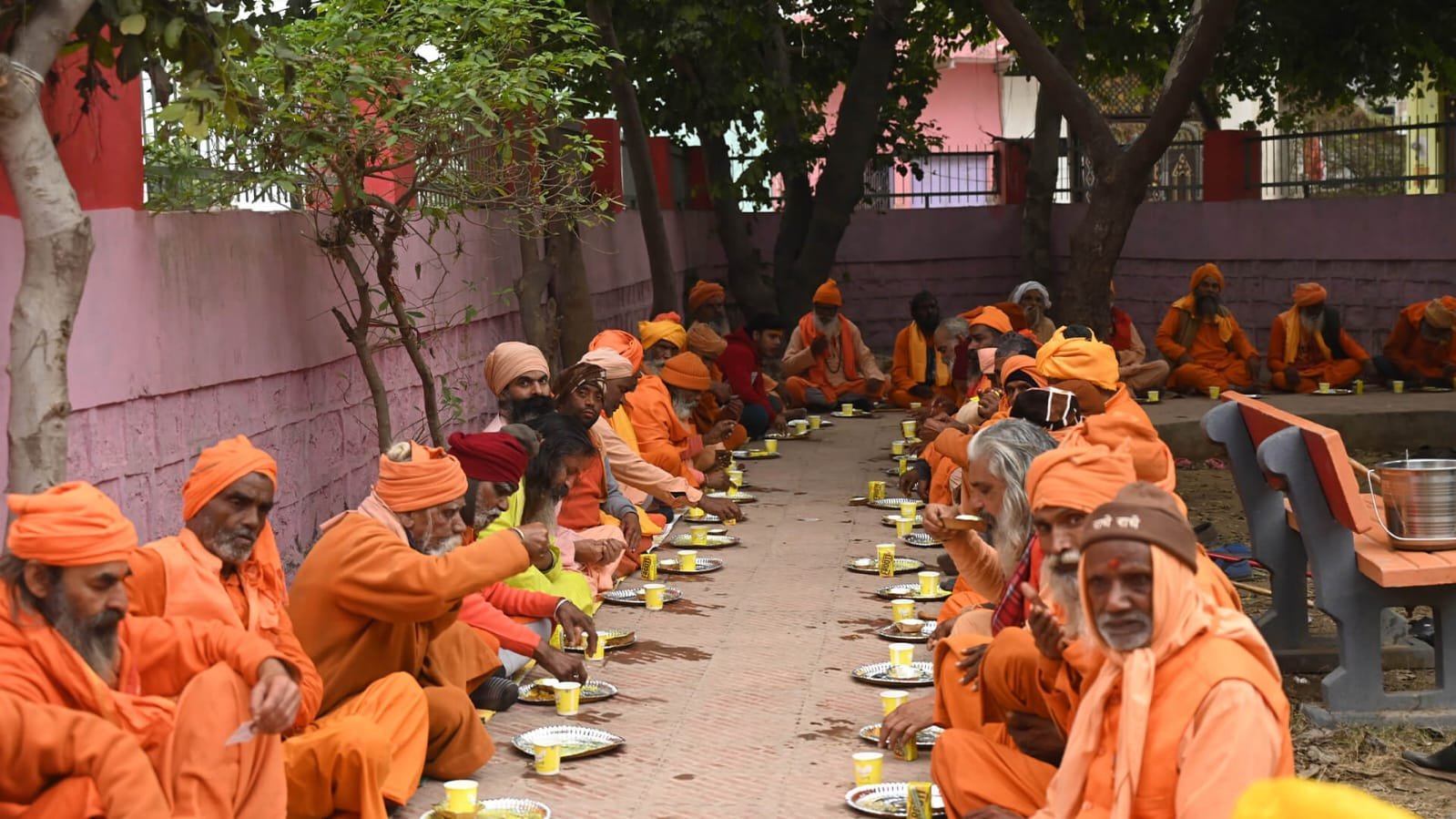 5. Rice Dhana: Rice Dhana to the blind, handicapped families.